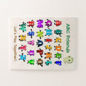 Puzzle Casse-tête ABC pour amis à temps de jeu (Horizontal)
