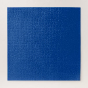 Puzzle Casse-tête bleu royal uni - DIFFICILE !