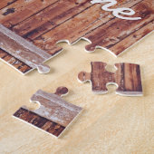 Puzzle Casse-tête Bois Rustique Maison Douce Maison (Côté)