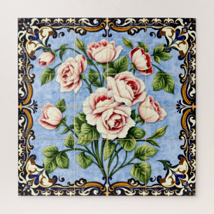 Puzzle casse-tête bouquet de roses