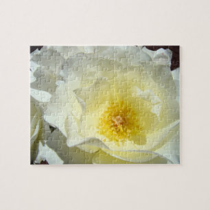 Puzzle Casse-tête cadeau Fleurs Rose pastel blanc jaune