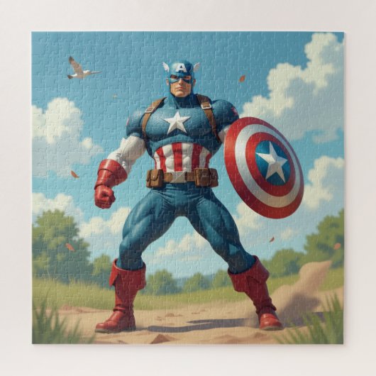 Puzzle Casse-tête Captain America (Vertical)