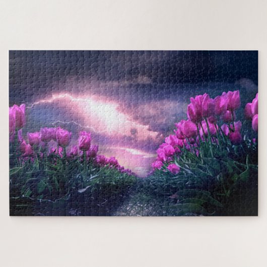 Puzzle Casse-tête Champ de Tulipes (Horizontal)