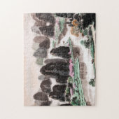 Puzzle Casse-tête chinoise d'aquarelle de paysage (Vertical)