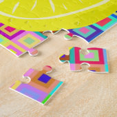 Puzzle Casse-tête Cochons Colorés Citrons (Côté)