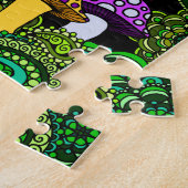 Puzzle Casse-tête colorée de champignons (Côté)