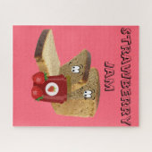 Puzzle Casse-tête Confiture de fraises (Horizontal)