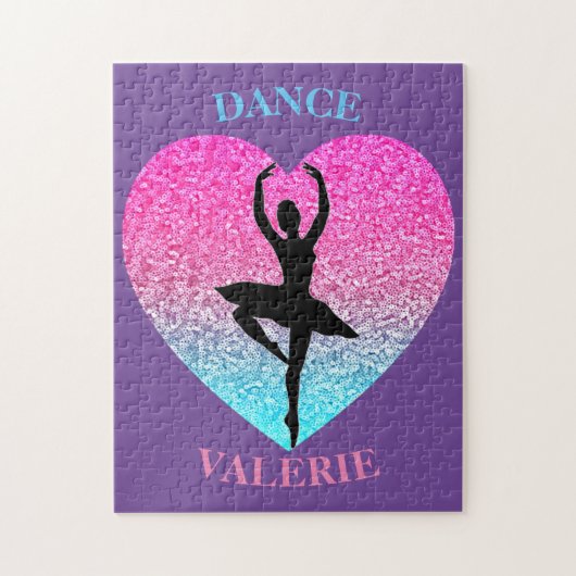 Puzzle Casse-tête Dance Sparkle Heart pour danseurs (Vertical)