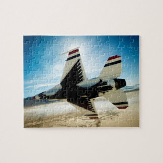 Puzzle Casse-tête d'avion de combat de jet de Thunderbird