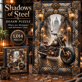 Puzzle Casse-tête de 1 014 pièces de Shadows of Steel Mot