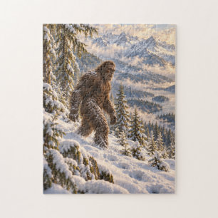 Puzzle Casse-tête de Bigfoot en plein hiver