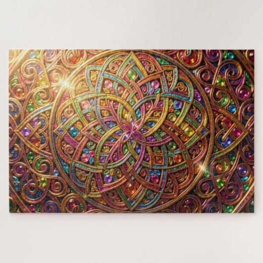 Puzzle Casse-tête de bijoux en nœud celtique (Horizontal)