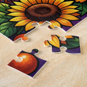 Puzzle casse-tête de chat arc-en-ciel (Côté)
