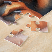 Puzzle Casse-tête de chien mignon — Cadeau de Noël (Côté)
