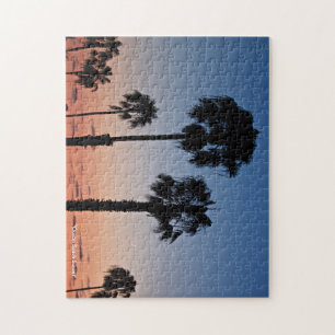 Puzzle Casse-tête "de coucher du soleil de plage d'océa
