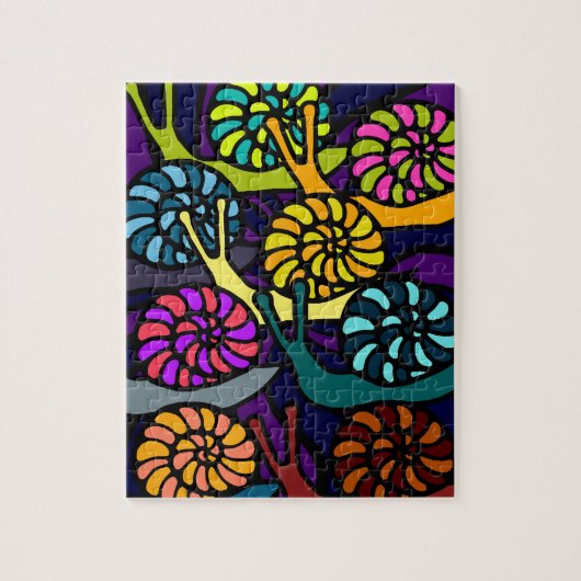 Puzzle Casse-tête de course d'escargot (Vertical)