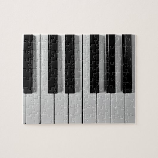 Puzzle Casse-tête de coutume de clavier de piano (Horizontal)