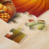 Puzzle Casse-tête de dinde de Thanksgiving joyeux (Côté)