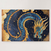 Puzzle casse-tête de dragon chinois  (Horizontal)