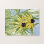 Puzzle casse-tête de fleur (Horizontal)