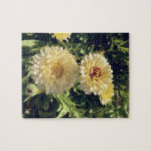 Puzzle Casse-tête de fleur jaune joyeuse. (Horizontal)