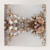 Puzzle Casse-tête de fleurs roses et blanches (Horizontal)