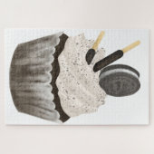 Puzzle Casse-tête de gâteau cupcake Oreo mignon (Horizontal)