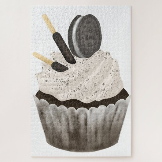 Puzzle Casse-tête de gâteau cupcake Oreo mignon (Vertical)