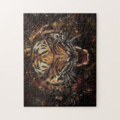 Puzzle Casse-tête de jeu de tigre (Vertical)