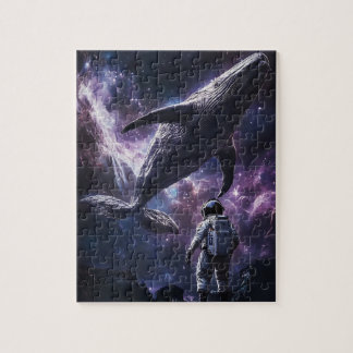 Puzzle Casse-tête de la Baleine de l'Espace Cosmique et d