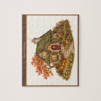 Puzzle Casse-tête de la Cabane d'Automne du Chemin de Cit