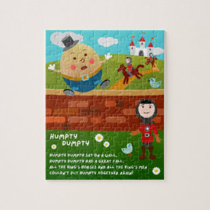 Puzzle Casse-tête de la comptine Humpty Dumpty
