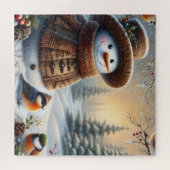 Puzzle Casse-tête de la dame de neige (Horizontal)