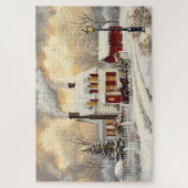 Puzzle Casse-tête de la maison d'hiver (Vertical)