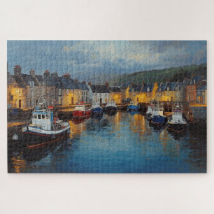 Puzzle Casse-tête de la ville portuaire côtière irlandais