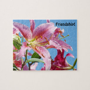 Puzzle Casse-tête de l'amitié Cadeaux de vacances Fleurs