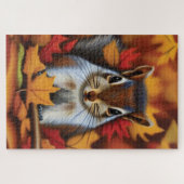 Puzzle Casse-tête de l'écureuil mignon (Horizontal)