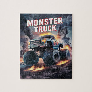 Puzzle Casse-tête de Monster Truck pour Enfants