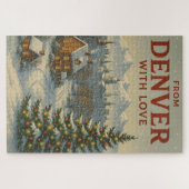 Puzzle Casse-tête de Noël From Denver With Love (Horizontal)