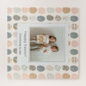 Puzzle Casse-tête de Pâques pastel tendance | Personnalis (Horizontal)