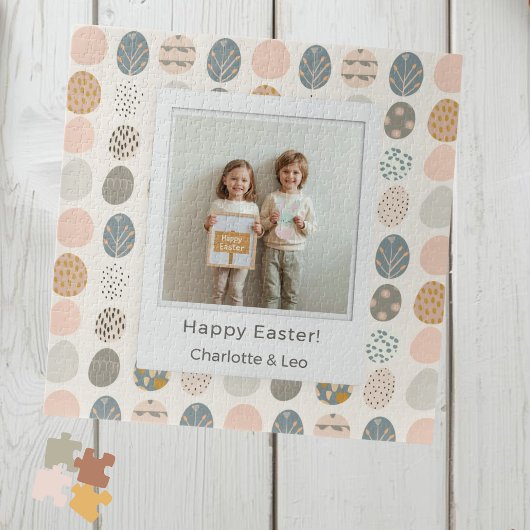 Puzzle Casse-tête de Pâques pastel tendance | Personnalis