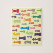 Puzzle Casse-tête de pièces d'échecs (Vertical)