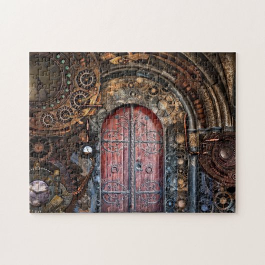 Puzzle Casse-tête de porte Steampunk (Horizontal)