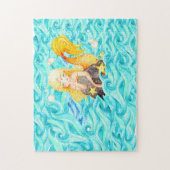 Puzzle casse-tête de sirène (Vertical)