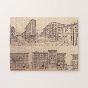 Puzzle Casse-tête de souvenir de Vancouver Cadeaux de Gas