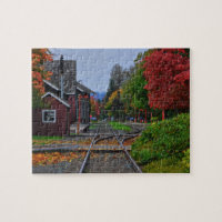 Casse-tête de station de train d'Issaquah
