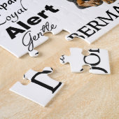 Puzzle Casse-tête de traits de dobermann (Côté)