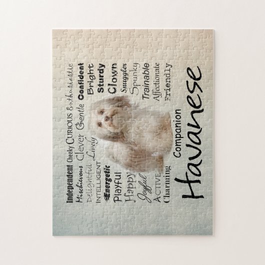 Puzzle Casse-tête de traits de Havanese (Vertical)