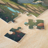 Puzzle Casse-tête des amis de la forêt mignons (Côté)