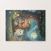 Puzzle Casse-tête des amis de la forêt mignons (Horizontal)